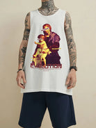 Hip Hop Cotton Printed Vest Sleeveless T-shirt