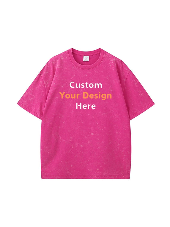 230g Vintage T-shirts with Custom Embroidery