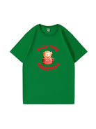 Holly Jolly Christmas Printed Cotton T-shirt