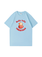 Holly Jolly Christmas Printed Cotton T-shirt