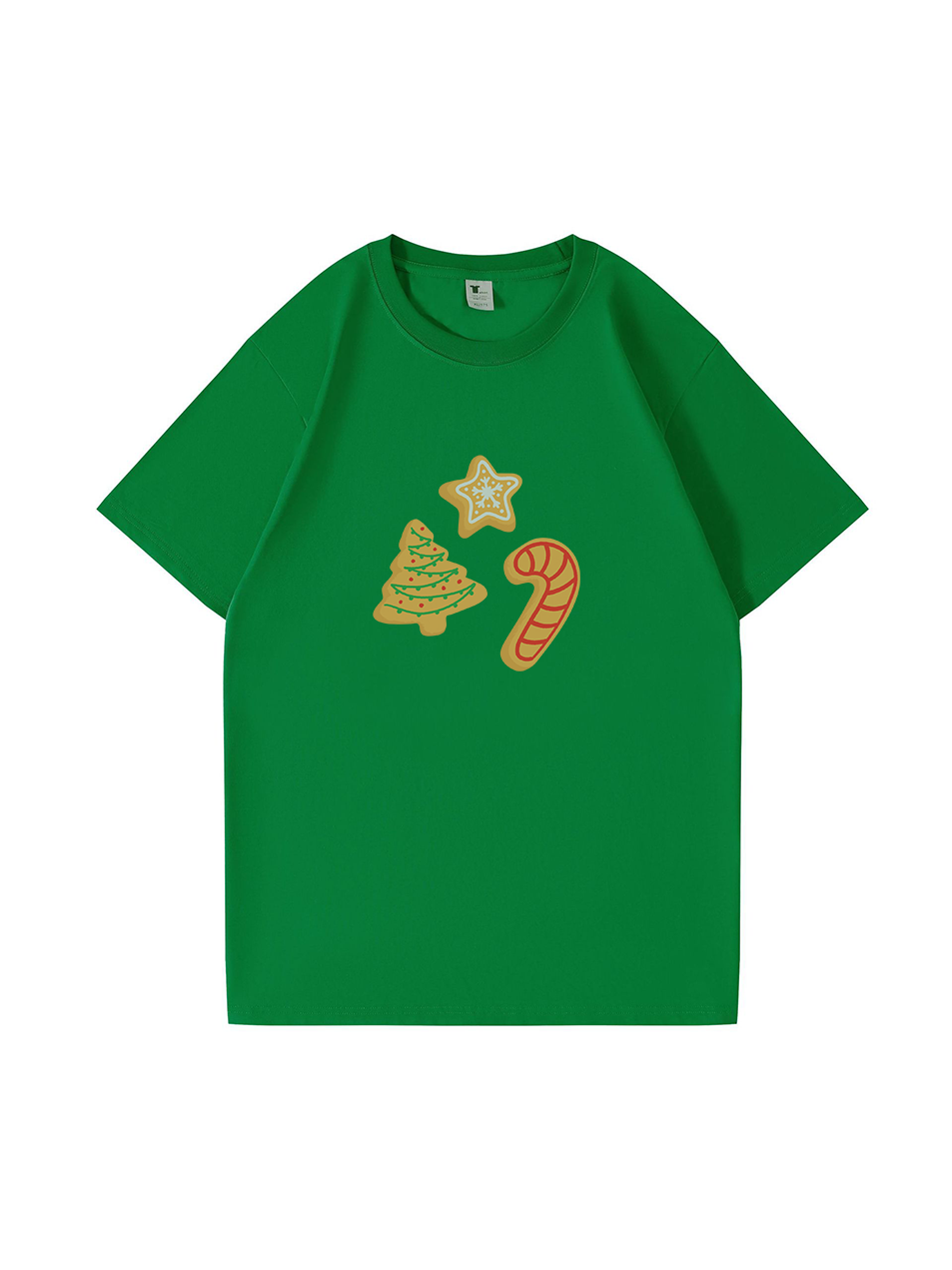 Custom Christmas Santa Cotton T-Shirt