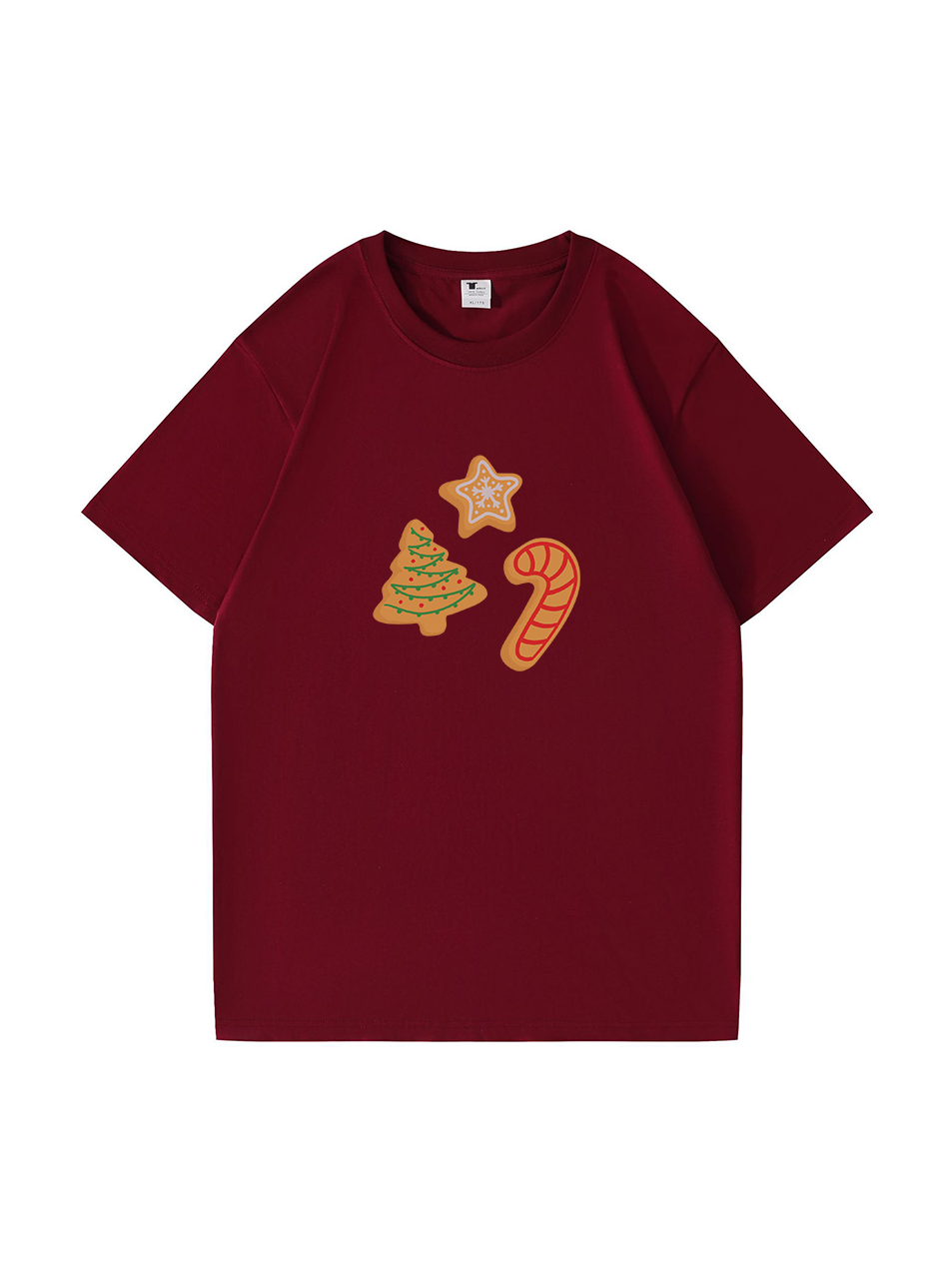 Custom Personalized Christmas Printed Cotton T-Shirt