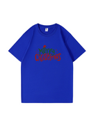 Custom Merry Christmas Cotton T-Shirt