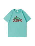 Custom Merry Christmas Cotton T-Shirt