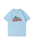 Custom Merry Christmas Cotton T-Shirt