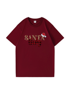 Custom Santa Baby Christmas Cotton T-Shirt 