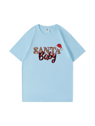 Custom Santa Baby Christmas Cotton T-Shirt 