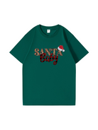 Custom Santa Baby Christmas Cotton T-Shirt 