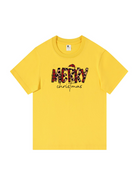 Personalized Merry Christmas Cotton T-shirt