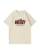 Personalized Merry Christmas Cotton T-shirt