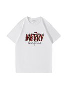 Personalized Merry Christmas Cotton T-shirt