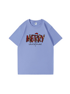 Personalized Merry Christmas Cotton T-shirt 