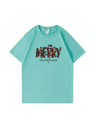 Personalized Merry Christmas Cotton T-shirt 