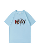 Personalized Merry Christmas Cotton T-shirt 