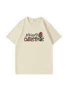 Merry Christmas Custom Cotton T-Shirt 