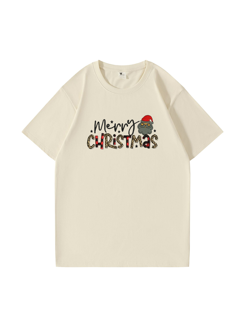 Merry Christmas Custom Cotton T-Shirt 