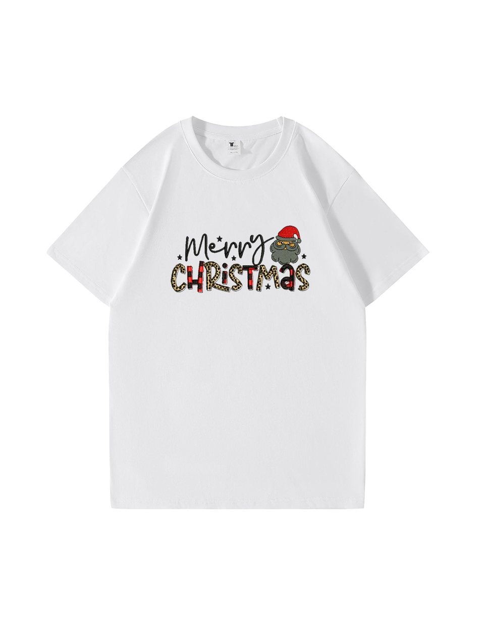 Merry Christmas Custom Cotton T-Shirt 