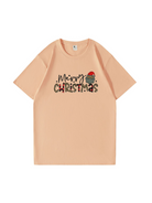 Merry Christmas Custom Cotton T-Shirt 