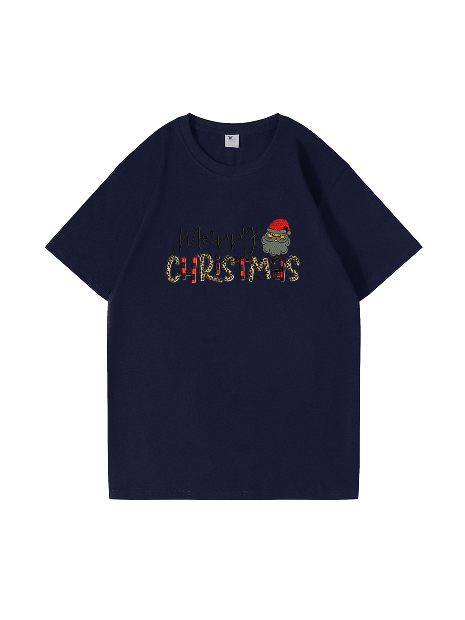 Merry Christmas Custom Cotton T-Shirt