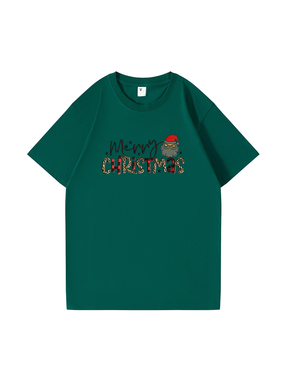 Merry Christmas Custom Cotton T-Shirt