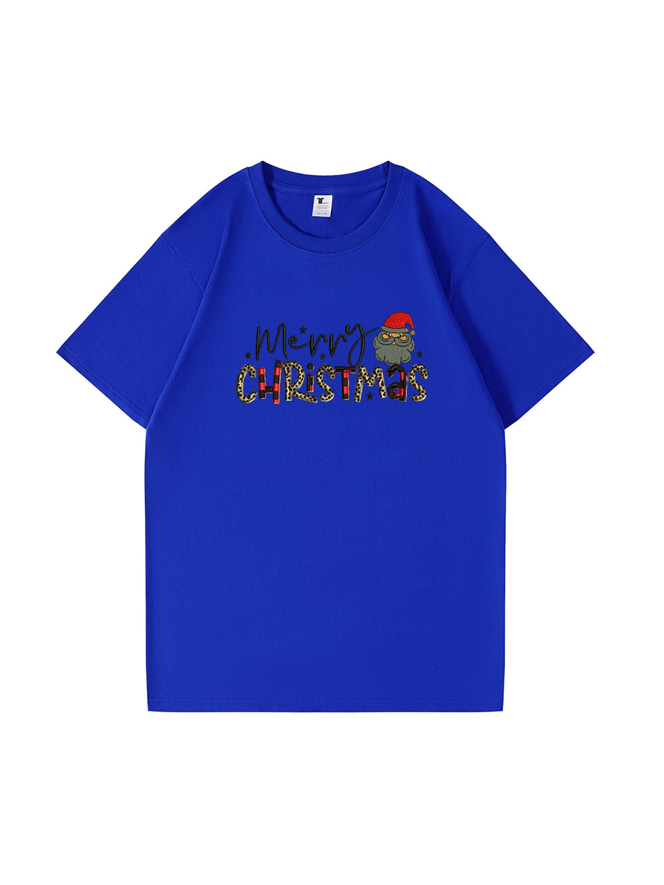 Merry Christmas Custom Cotton T-Shirt