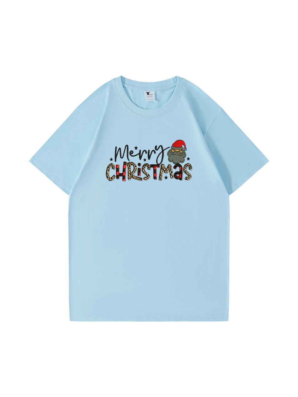 Merry Christmas Custom Cotton T-Shirt