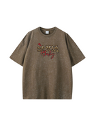 Christmas Santa Baby Cotton Wash Old T-shirt