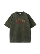 Christmas Santa Baby Cotton Wash Old T-shirt