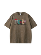 Custom Merry Christmas Cotton T-shirt for Men