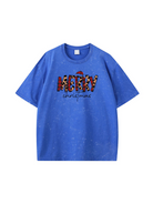 Merry Christmas Custom Cotton Wash Old T-shirt