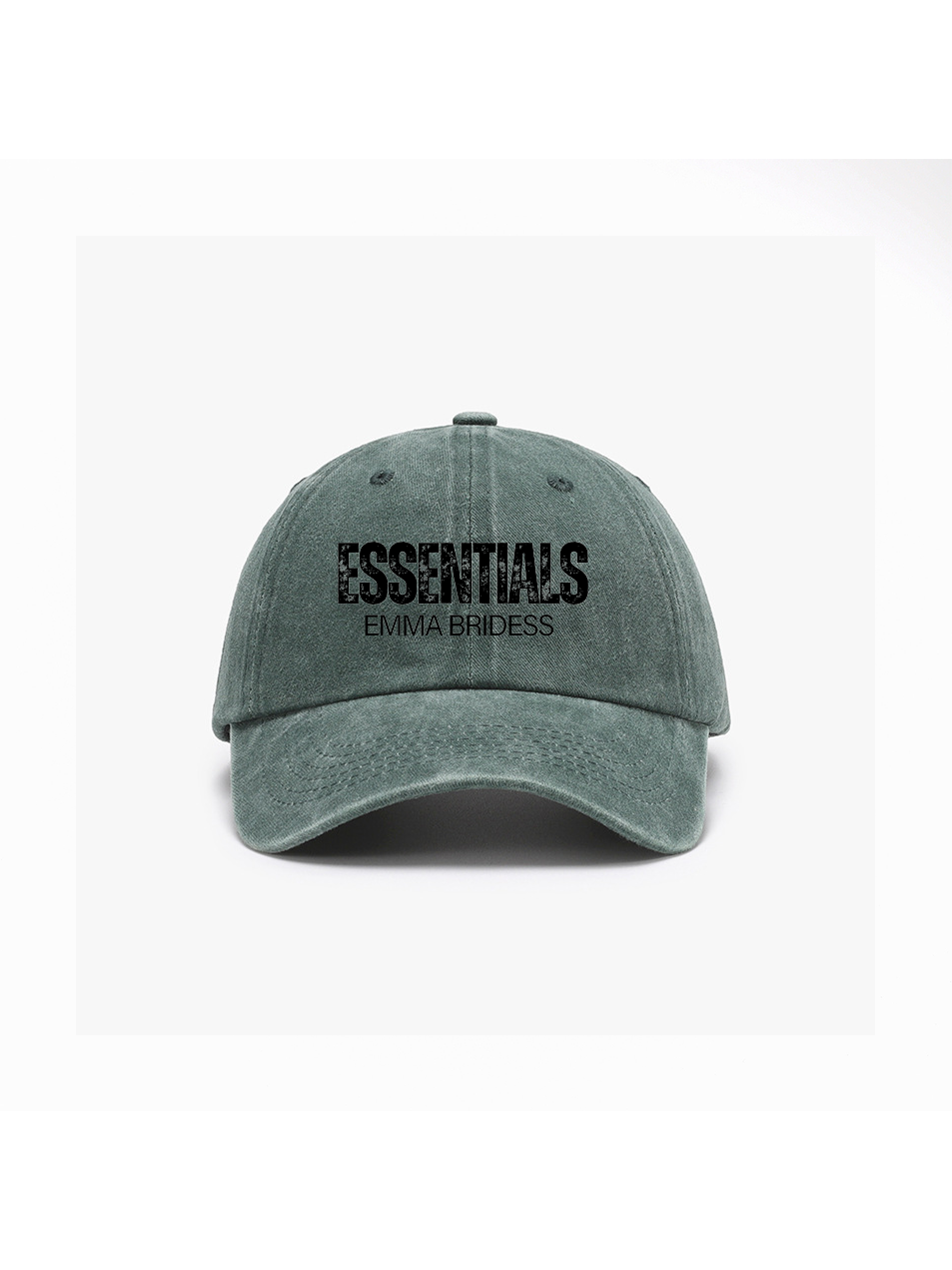 Washed  Plain Essential Cap Baseball Cap Casual