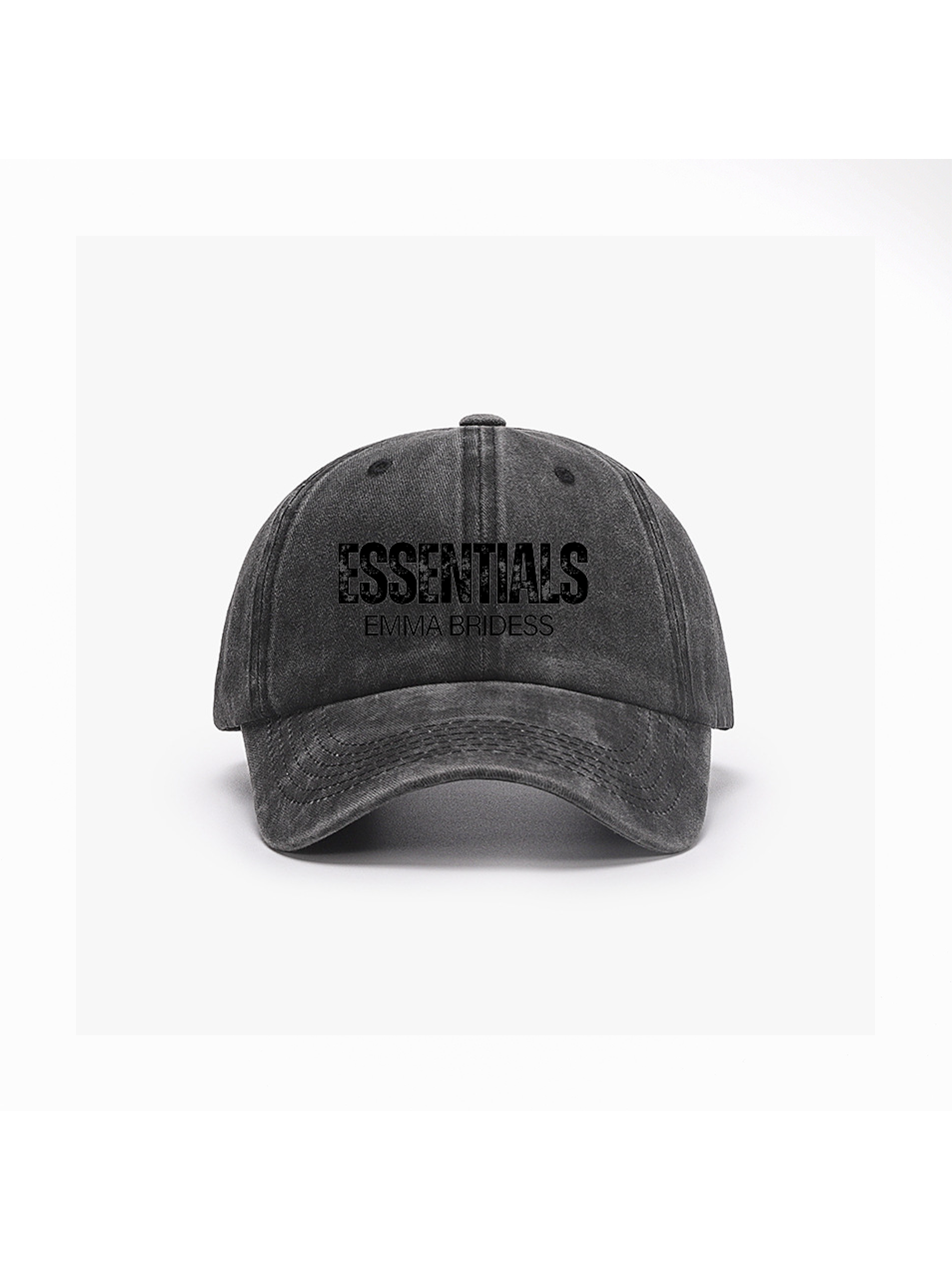 Washed  Plain Essential Cap Baseball Cap Casual