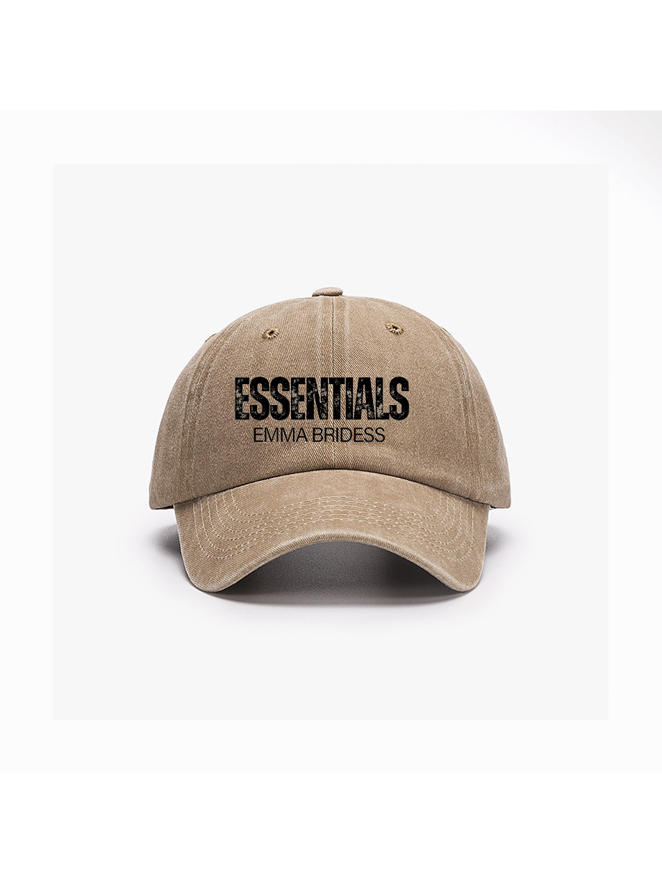 Washed  Plain Essential Cap Baseball Cap Casual