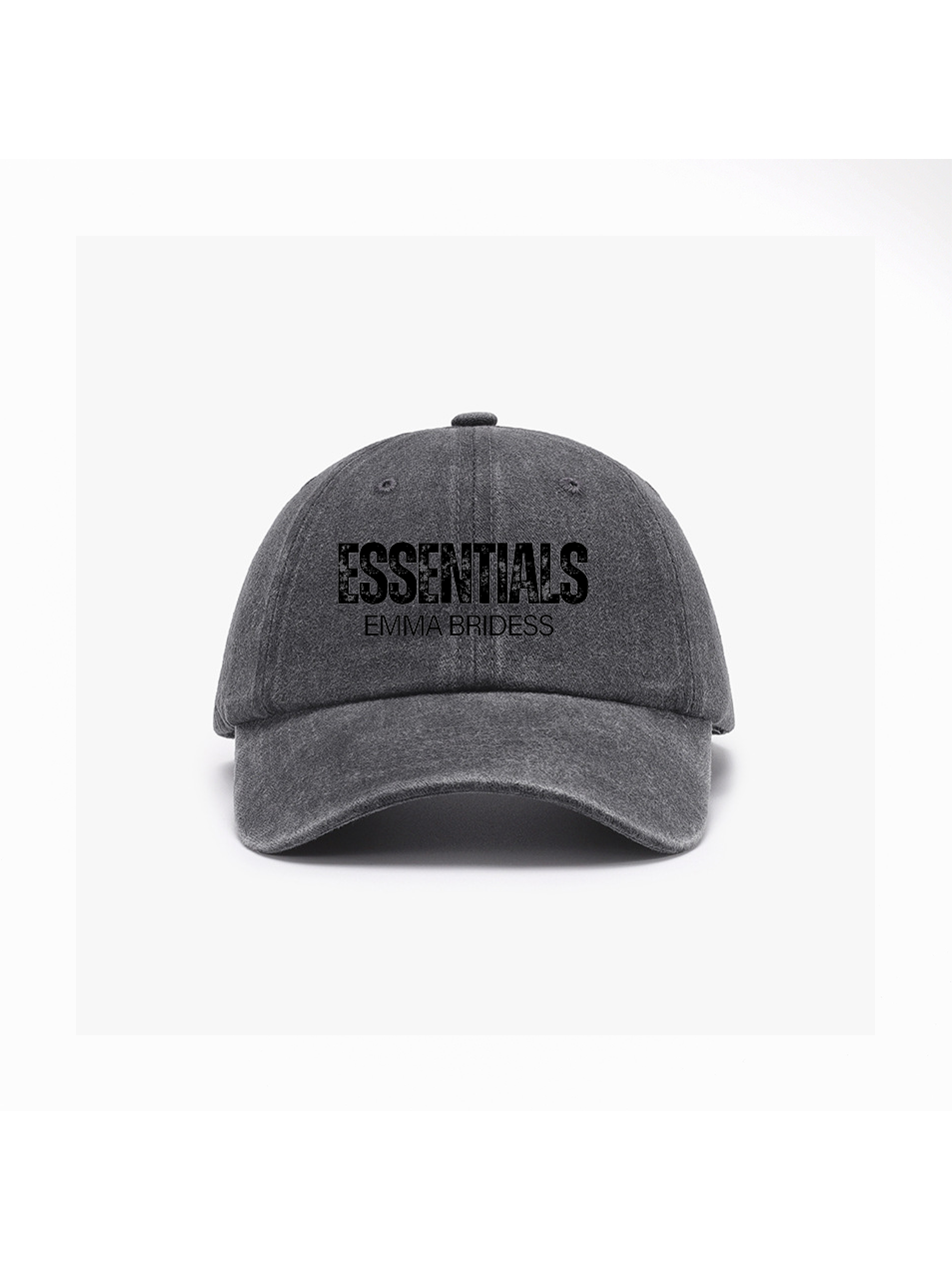 Washed  Plain Essential Cap Baseball Cap Casual