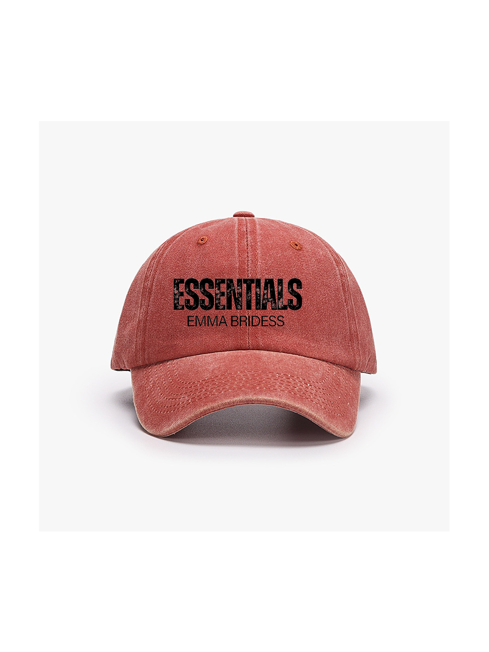 Washed  Plain Essential Cap Baseball Cap Casual