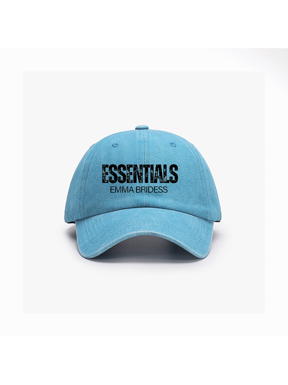 Washed  Plain Essential Cap Baseball Cap Casual