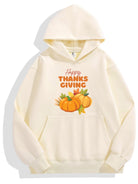 Cartoon Pumpkin Thanksgiving Hoodie