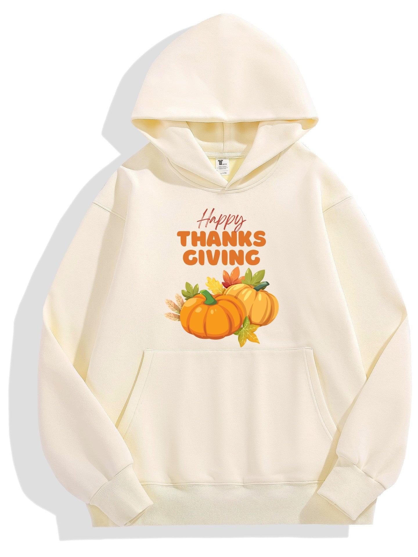 Cartoon Pumpkin Thanksgiving Hoodie