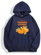 Cartoon Pumpkin Thanksgiving Hoodie