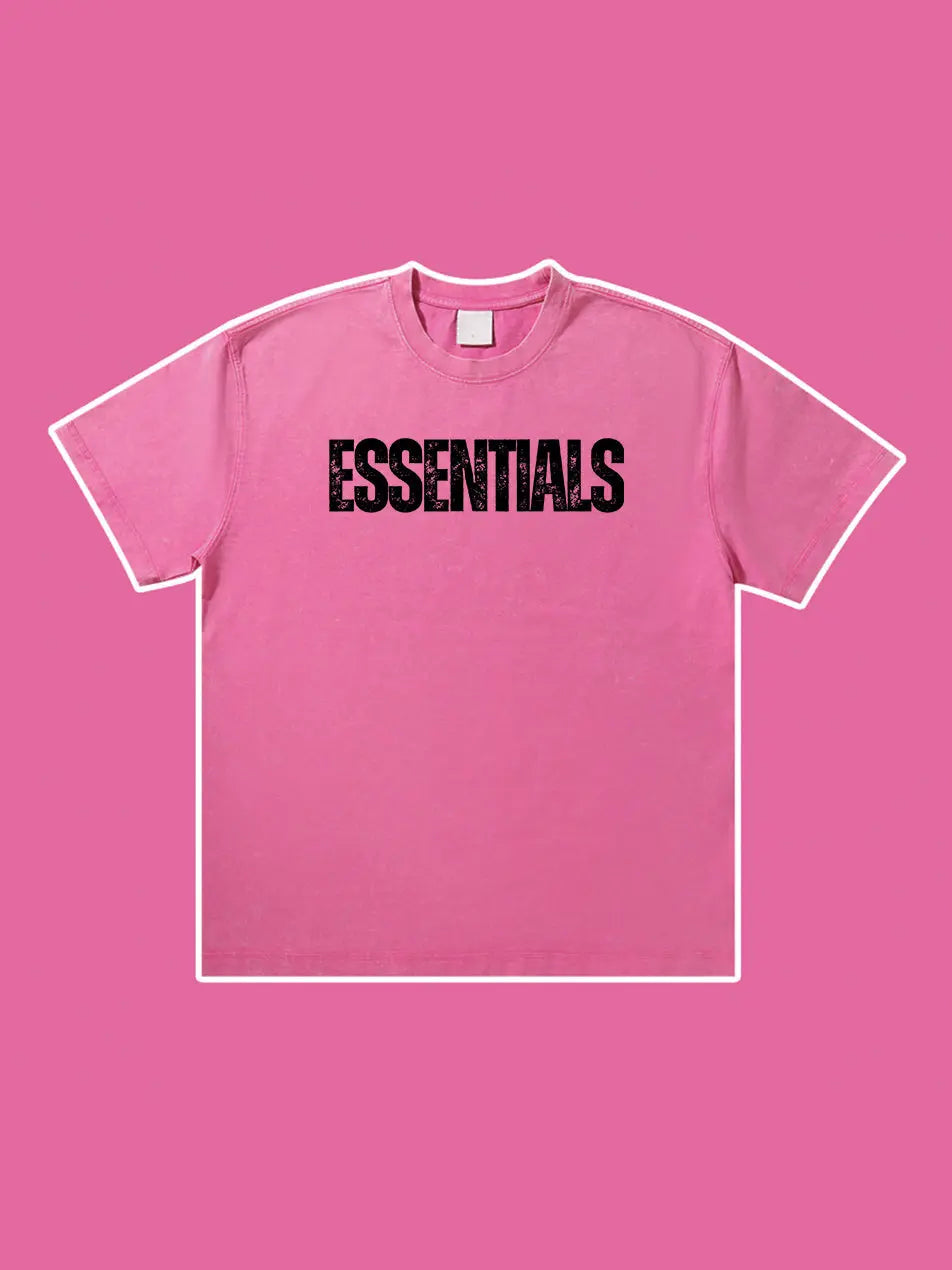 Wash Old Vintage Essentials T-shirt 300g Essentials Shirt