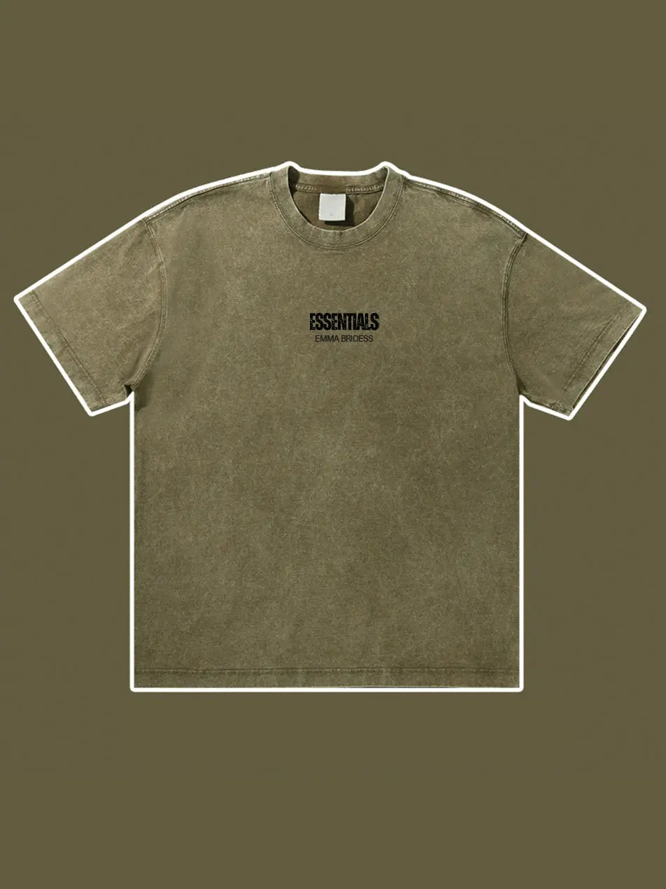 Vintage Wash Essentials T-Shirt 300g Classic Essentials Tee