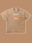 300g Custom Cotton Wash Old T-shirt Vintage Tee