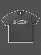 Not A Model Make Old Short Sleeve Cotton T-shirt Emma Bridess