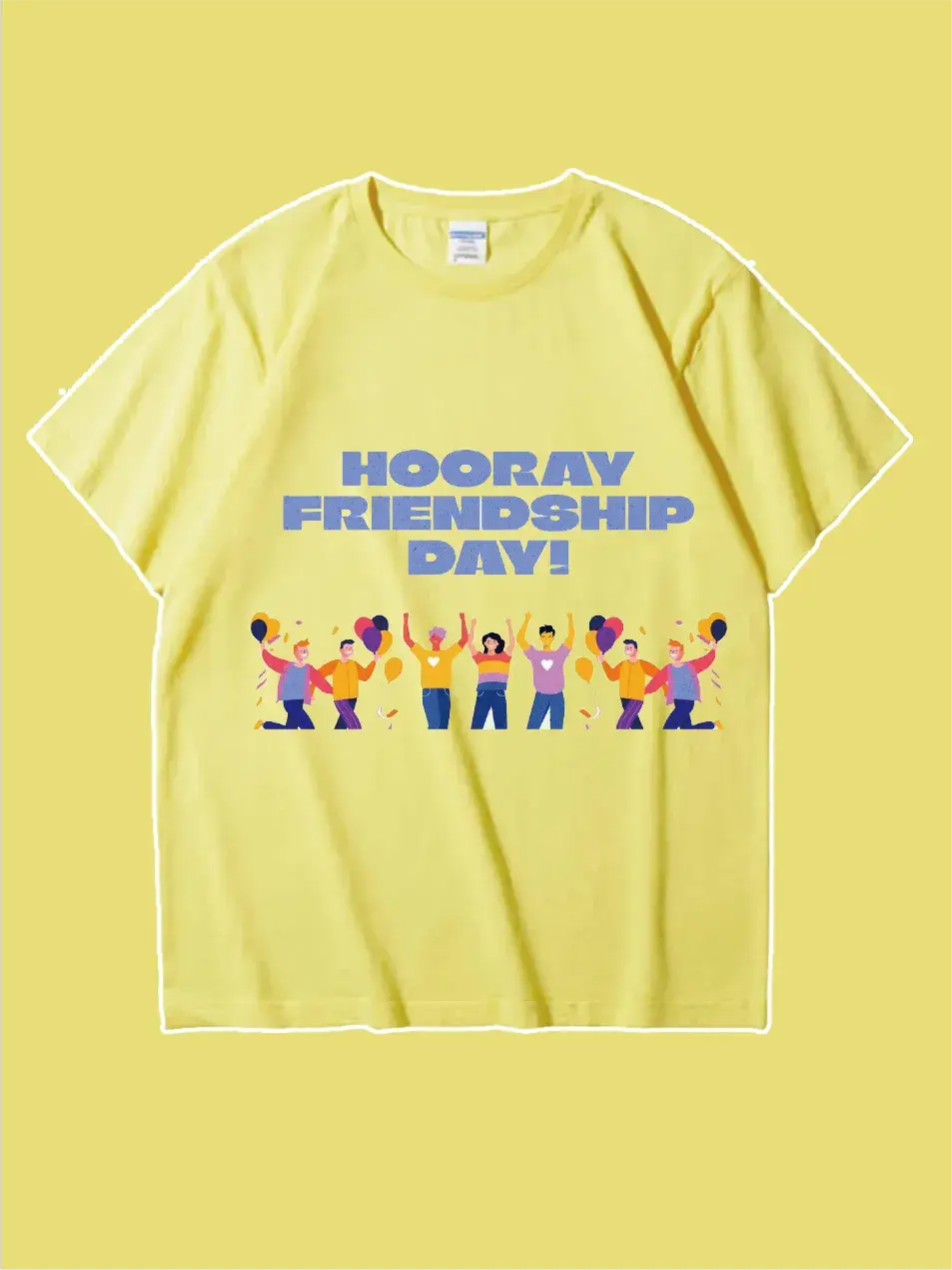 Hooray Friendship Day Custom T-shirt