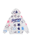 Vintage Star Graphic Zip-up Hoodie