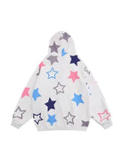 Vintage Star Graphic Zip-up Hoodie