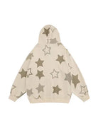 Vintage Star Graphic Zip-up Hoodie