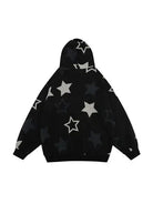 Vintage Star Graphic Zip-up Hoodie