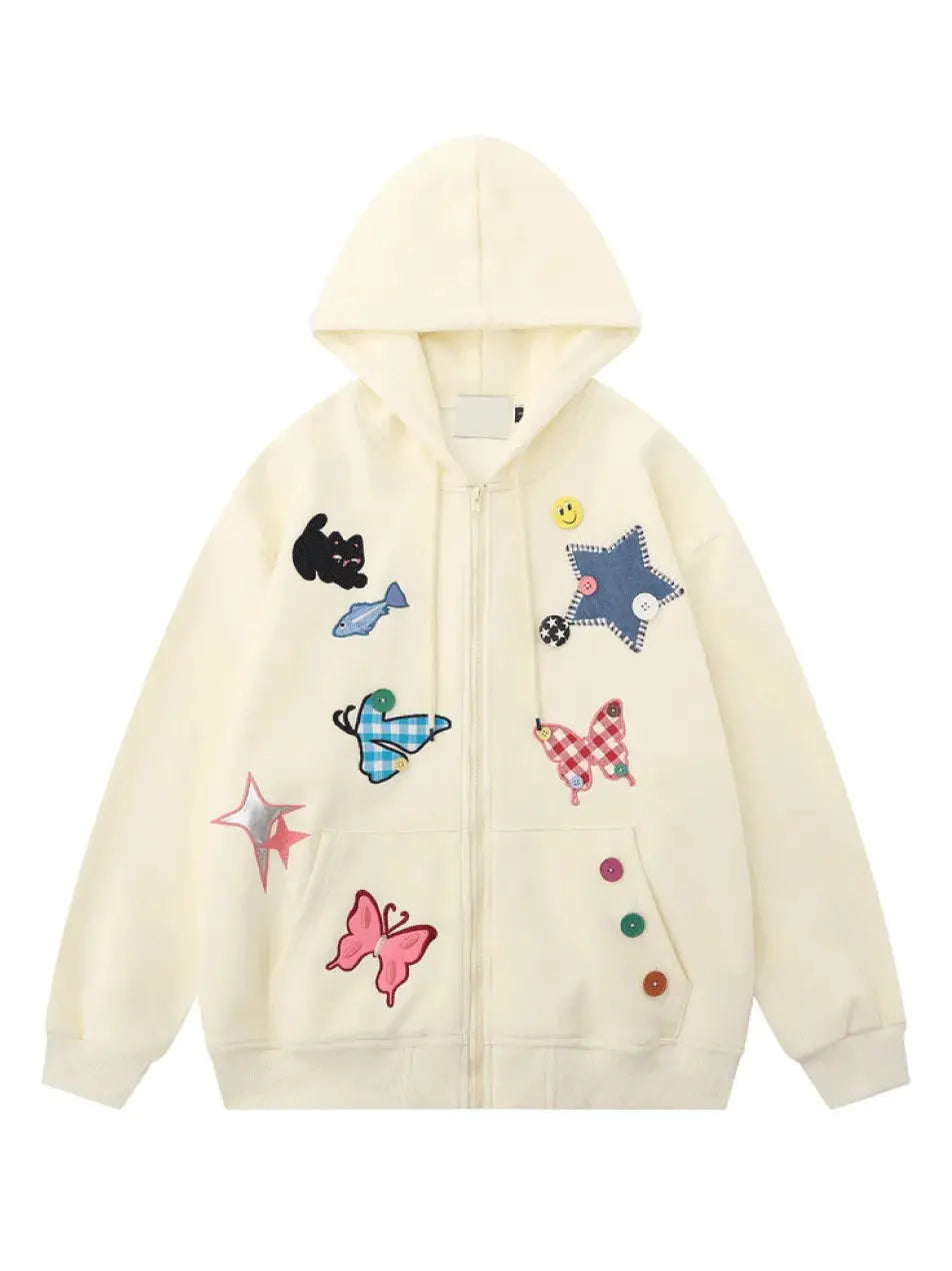 Cute zip up hoodies online