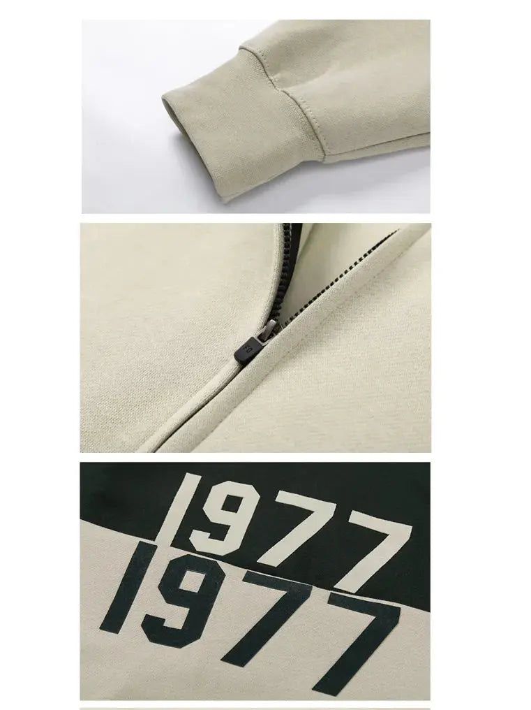 1977 Essential Zip Up Hoodie